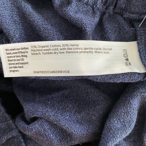 Eileen Fisher Tapered Pull On Ankle Pants Iris NWT Size S - Picture 9 of 9